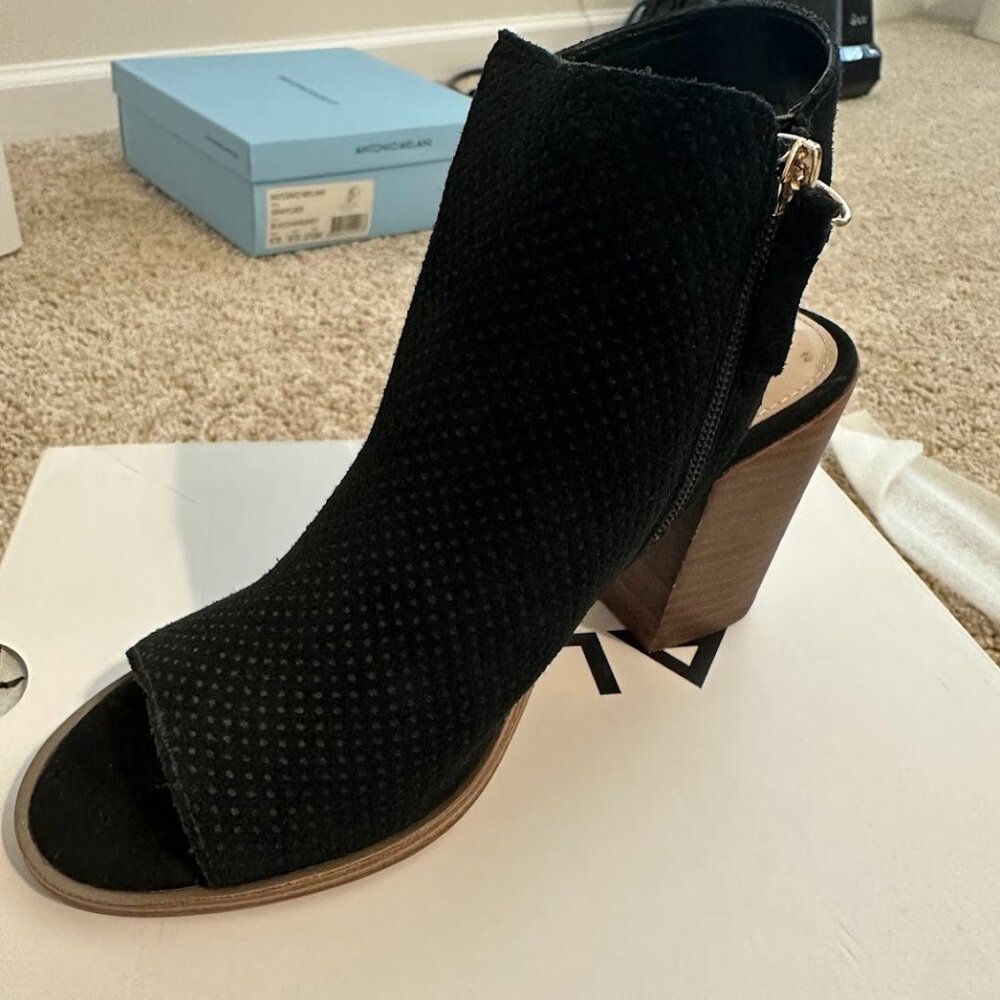 Aldo open toe booties
